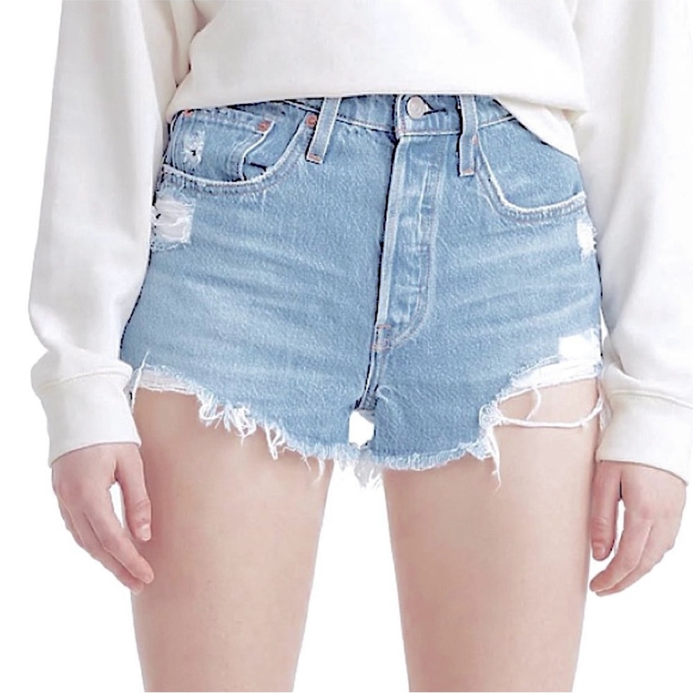 Levi’s 501 High Waist Shorts - Picture 1 of 13